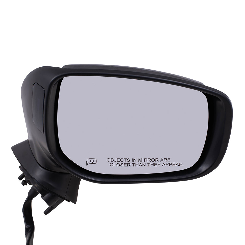 Brock Replacement Set Driver and Passenger Power Side Mirrors Heated with Signal Blind Spot Detection Compatible with 2017-2020 Impreza