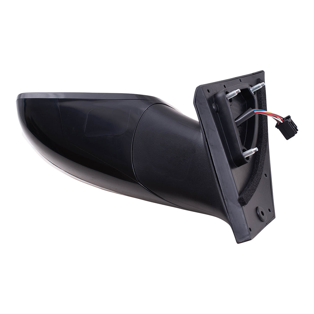 Brock Replacement Drivers Side Power Mirror w/ Heat Signal Compatible with 2011-2015 Sonata Hybrid