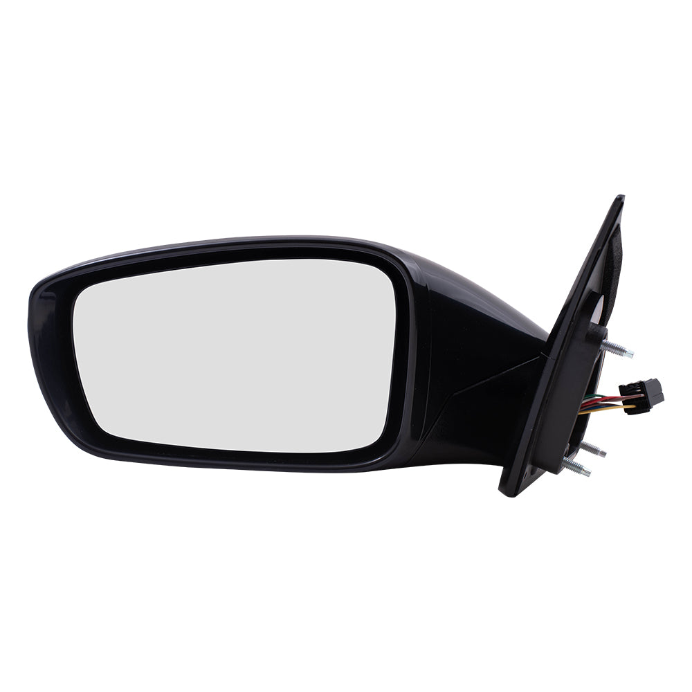 Brock Replacement Drivers Side Power Mirror w/ Heat Signal Compatible with 2011-2015 Sonata Hybrid