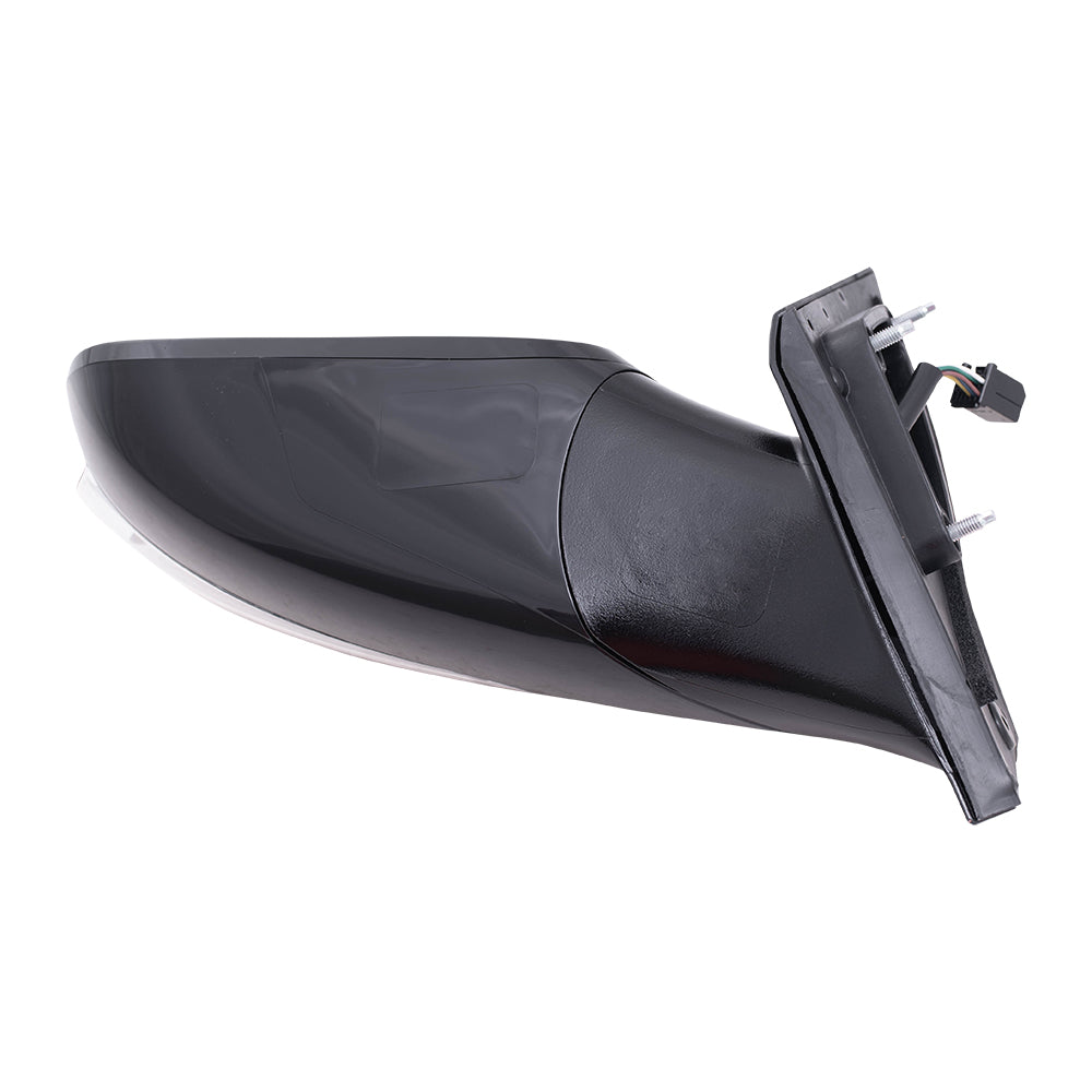 Brock Replacement Drivers Side Power Mirror w/ Heat Signal Compatible with 2011-2015 Sonata Hybrid