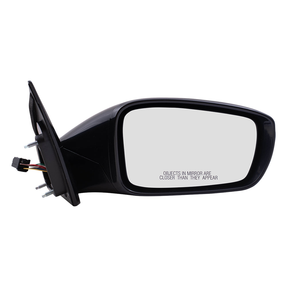 Brock Replacement Passengers Side Power Mirror w/ Heat Signal Compatible with 2011-2015 Sonata Hybrid