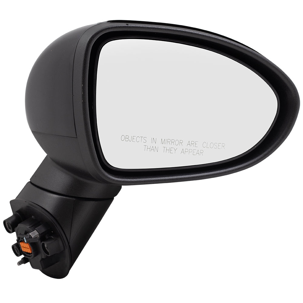 Brock Replacement Passengers Power Folding Side View Mirror Heated Signal Compatible with 14-17 Rio & Rio5 KI1321188 876201W151