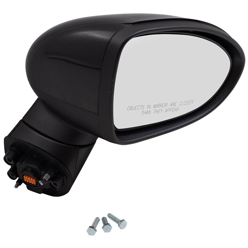 Brock Replacement Passengers Power Folding Side View Mirror Heated Signal Compatible with 14-17 Rio & Rio5 KI1321188 876201W151