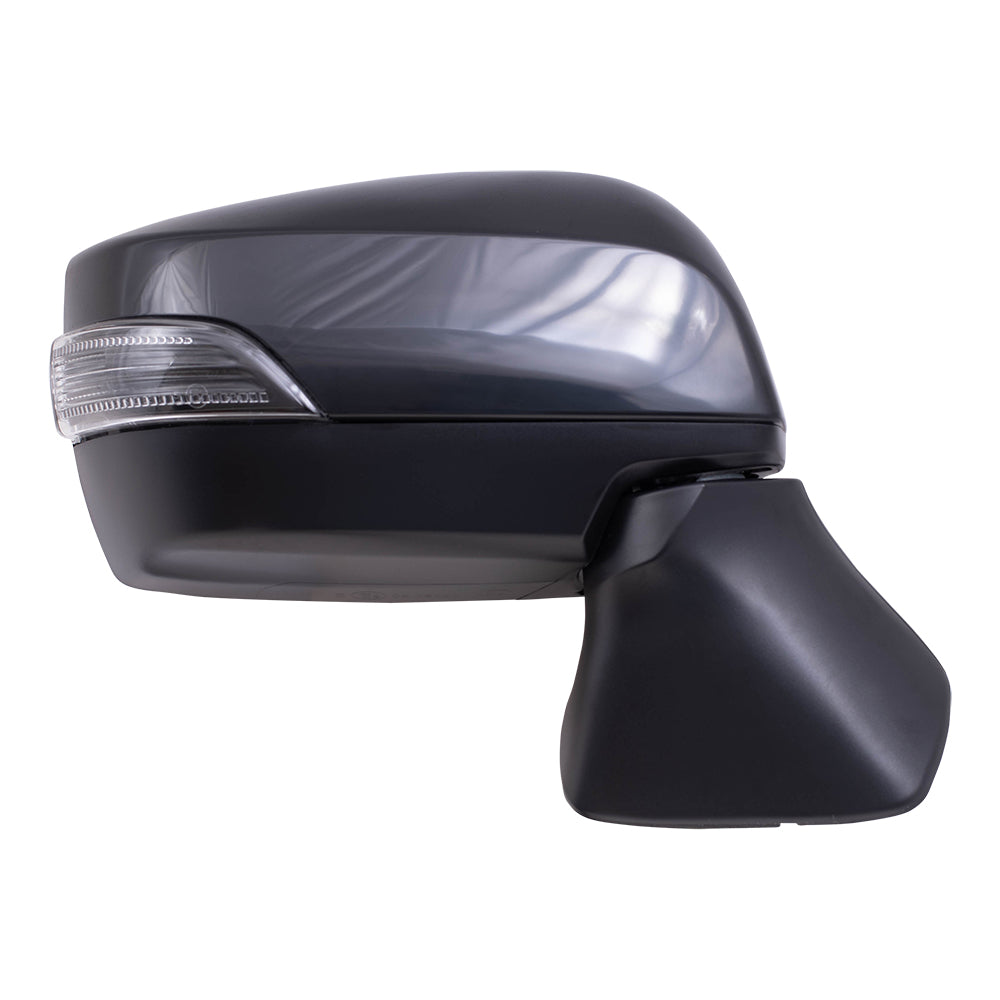 Brock Replacement Driver and Passenger Side Power Mirrors Paint to Match Black Covers with Heat, Signal and Blind Spot Detection Compatible with 2015-2017 Outback & 2015-2017 Legacy