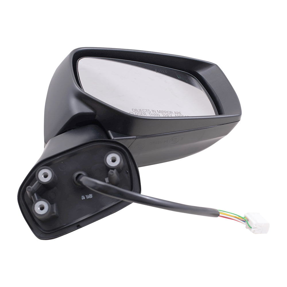 Brock Replacement Driver and Passenger Side Power Mirrors Paint to Match Black Covers with Heat, Signal and Blind Spot Detection Compatible with 2015-2017 Outback & 2015-2017 Legacy