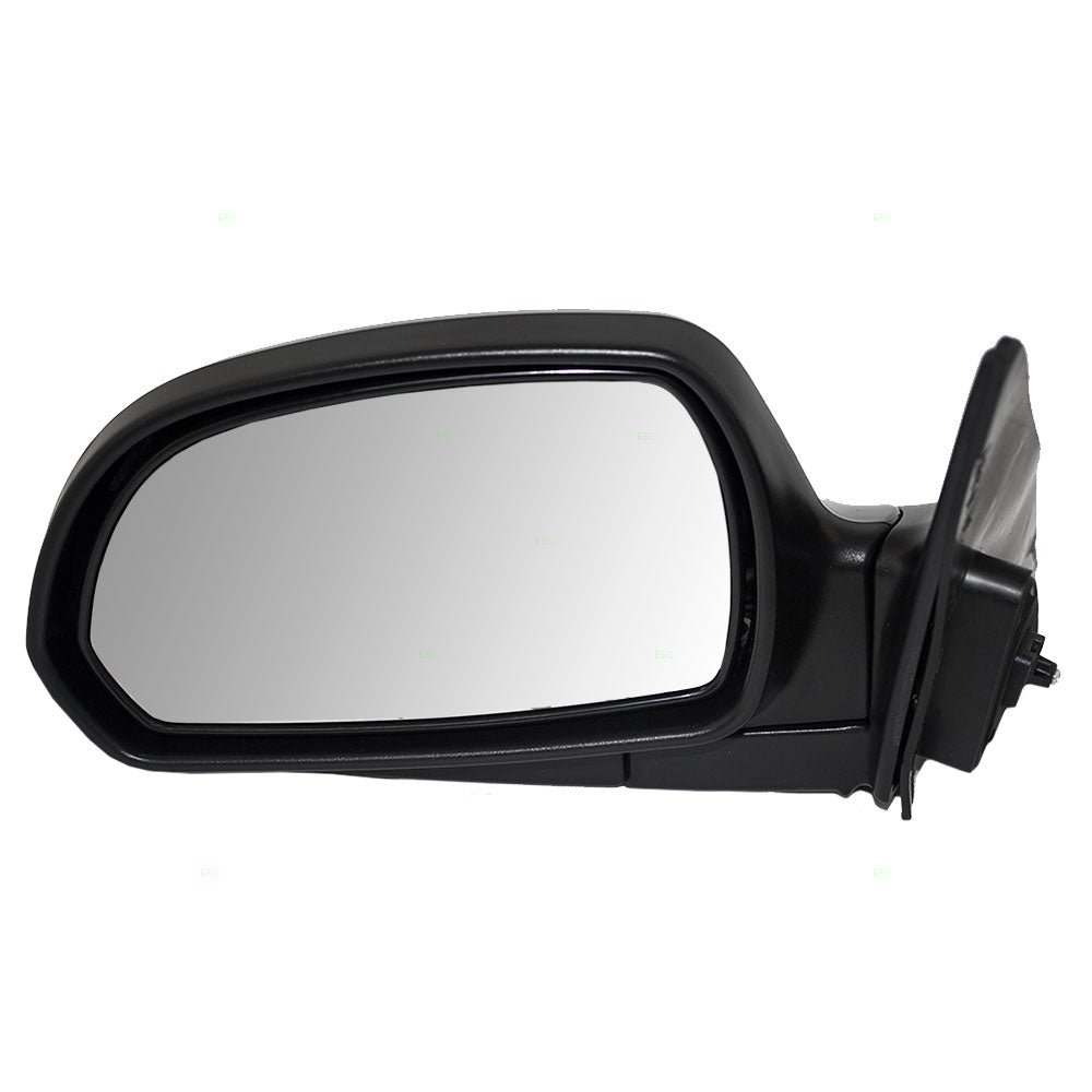 Brock Replacement Drivers Power Side View Mirror Heated Ready-to-Paint Compatible with 2001-2006 Elantra 87610-2D130