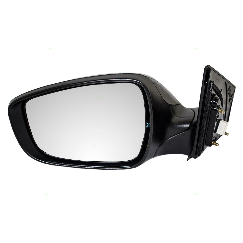 Brock Replacement Drivers Power Side View Mirror Heated Smooth Compatible with Elantra 87610-3X140