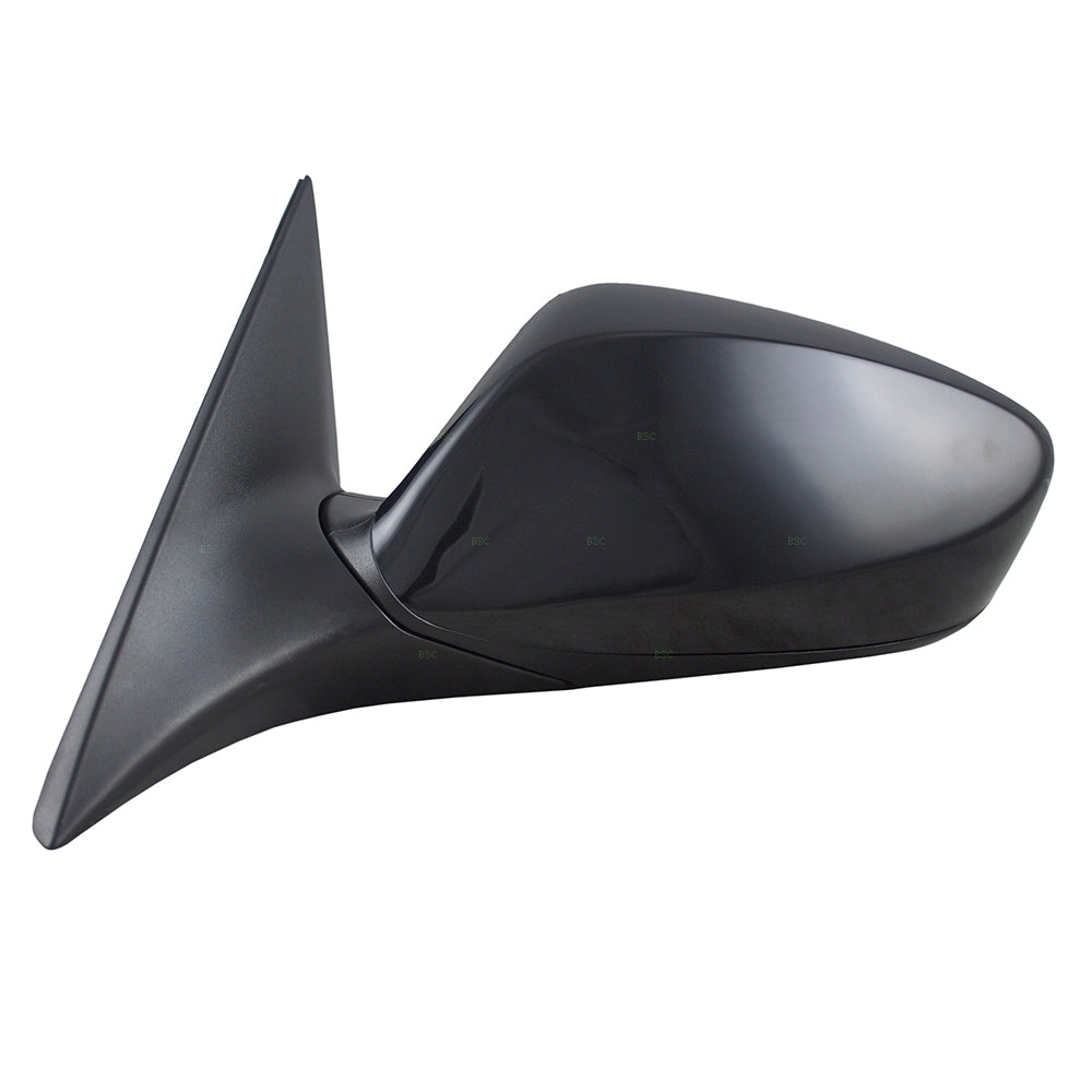 Brock Replacement Drivers Power Side View Mirror Heated Blind Spot Glass Textured Base w/ Ready-to-Paint Cover Compatible with Veloster 87610-2V500