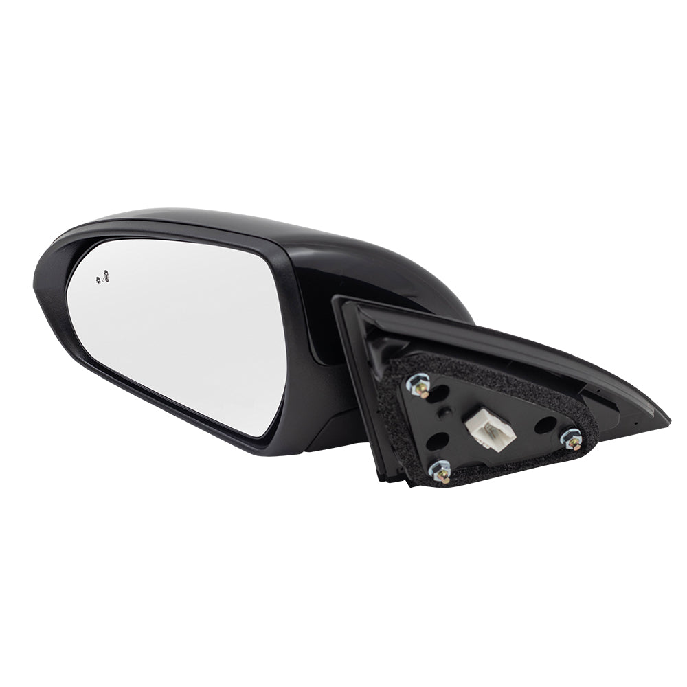 Brock Replacement Power Mirror Compatible with 2018 Elantra GT Drivers Side View Heated Signal Blind Spot Detection 87610G3250 87610-G3250