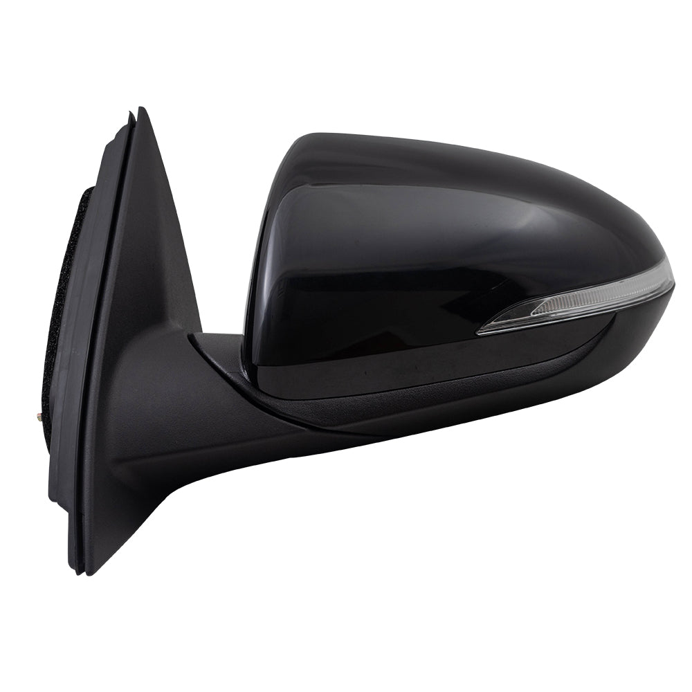 Brock Replacement Power Mirror Compatible with 2018 Elantra GT Drivers Side View Heated Signal Blind Spot Detection 87610G3250 87610-G3250