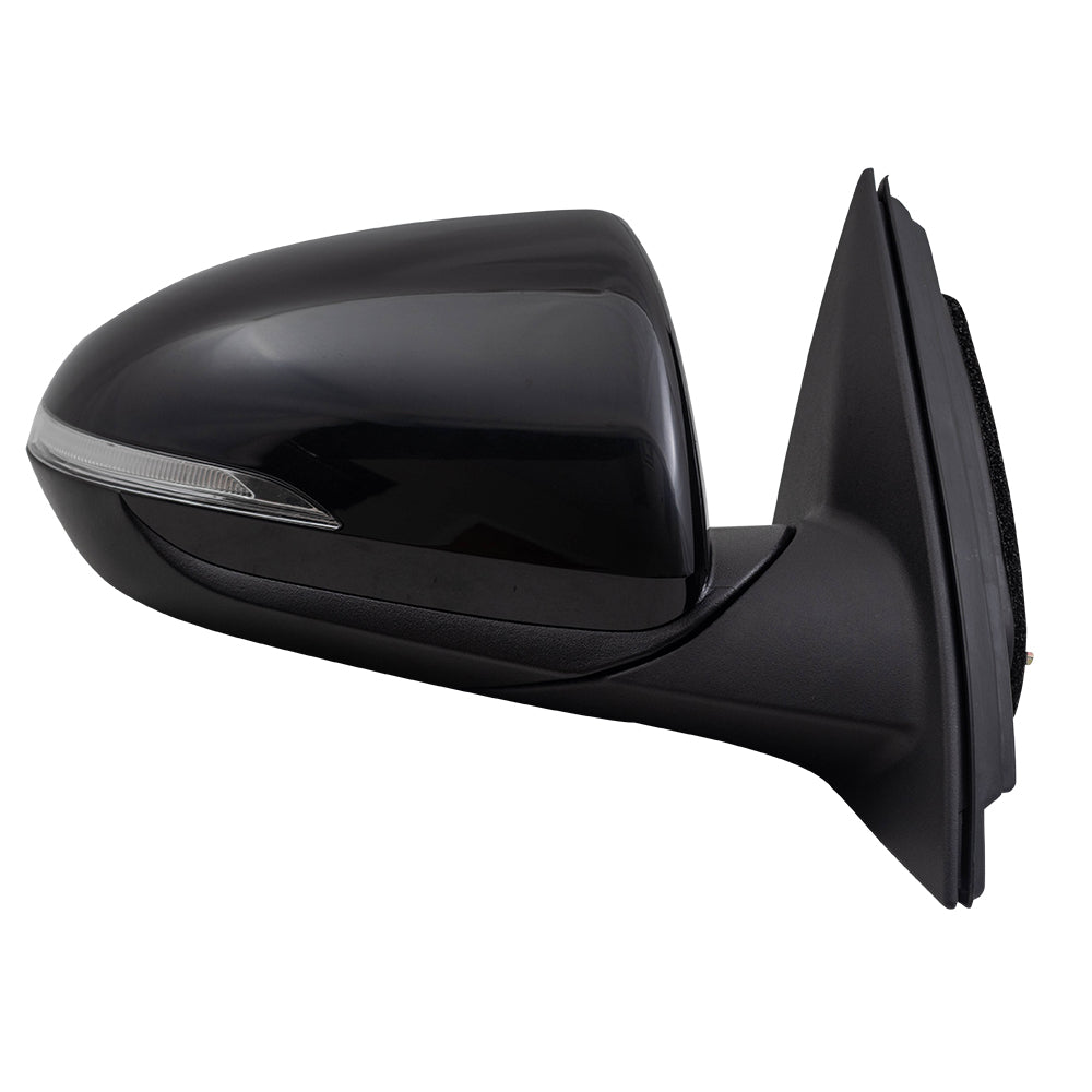 Brock Replacement Power Mirror Compatible with 2018 Elantra GT Passengers Side View Heated Signal Blind Spot Detection 87620G3250 87620-G3250