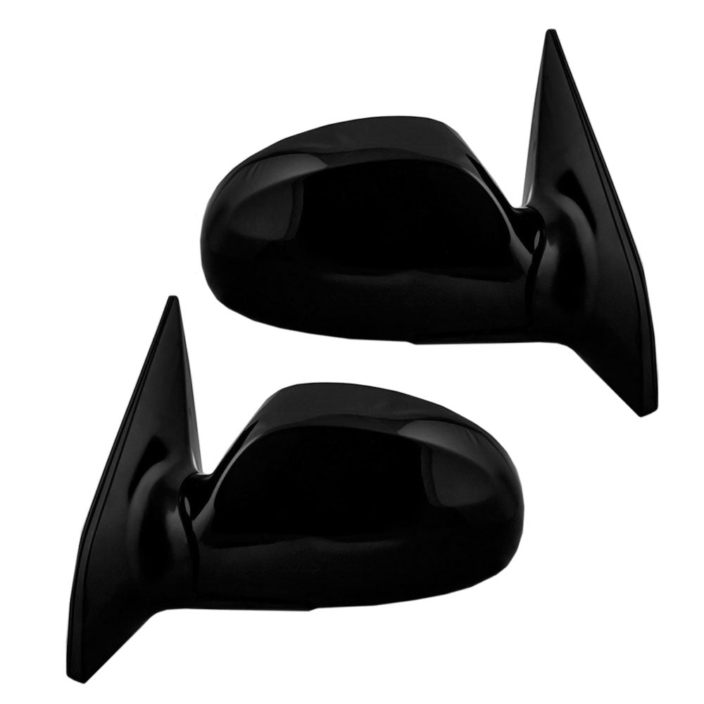 Brock Replacement Driver and Passenger Power Side View Mirrors Heated Smooth Compatible with 2005-2009 Spectra5 2004-2009 Spectra 876102F102 876202F302