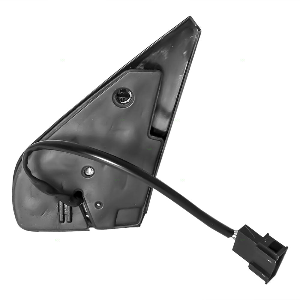 Brock Replacement Passenger Side Power Mirror Paint to Match Black with Heat and Blue Glass without Memory Compatible with 1J1857508K01C