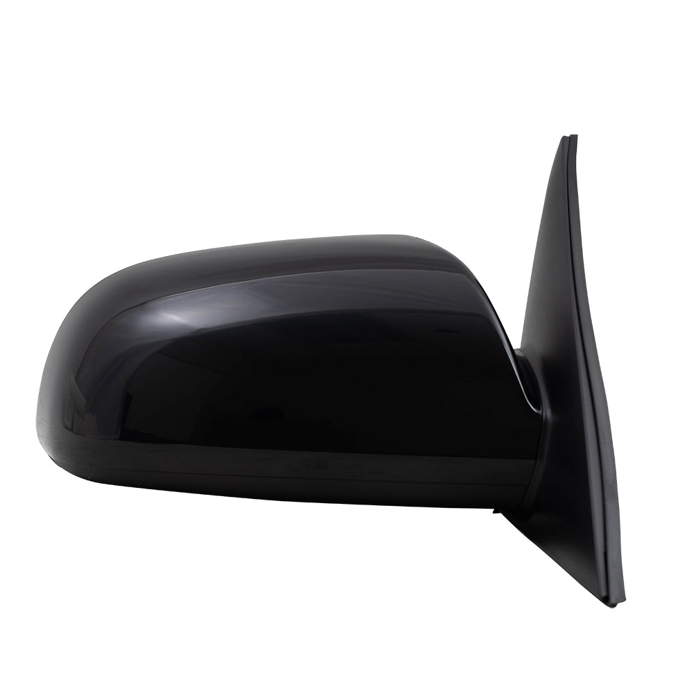 Brock Aftermarket Replacement Passenger Right Power Mirror Paint to Match Black With Heat Compatible With 2006-2010 Hyundai Sonata