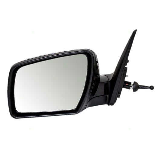 Brock Replacement Drivers Manual Remote Side View Mirror Ready-to-Paint Compatible with 2010-2013 Soul KI1320160