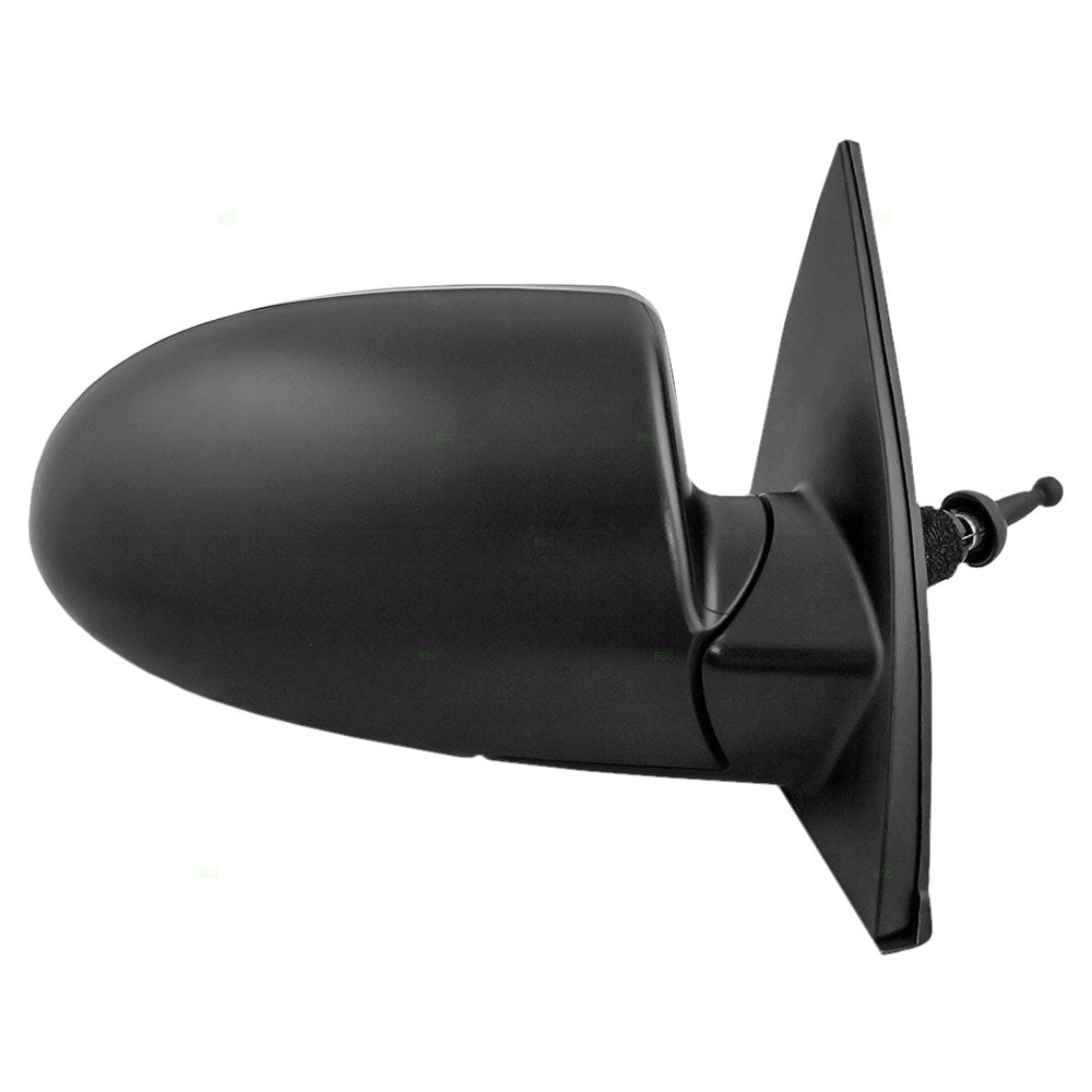 Brock Replacement Passengers Manual Remote Side View Mirror Compatible with Accent 87620-1E040