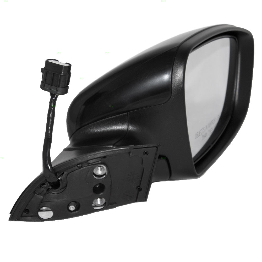 Brock Replacement Passengers Power Side View Mirror Heated Ready-to-Paint Compatible with 14-16 Forte Forte5 87620A7200