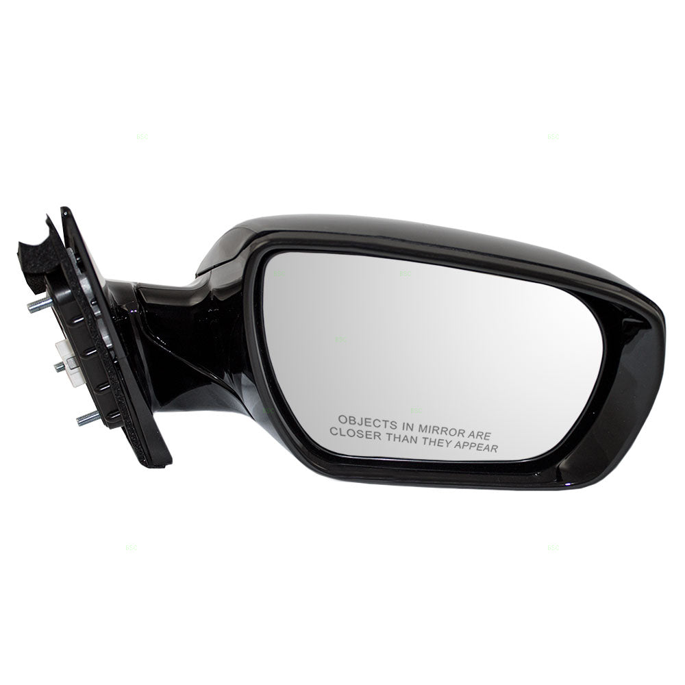 Brock Replacement Passengers Power Side View Mirror Ready-to-Paint Compatible with 13-16 Sante Fe Sport 87620-4Z000