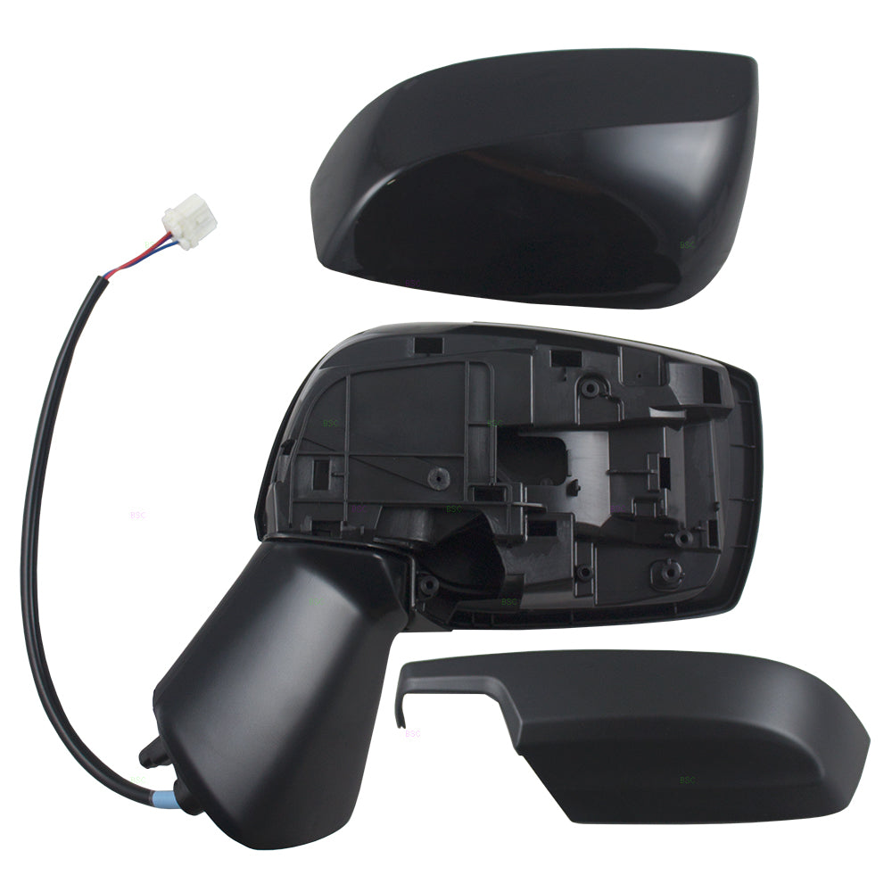 Brock Replacement Drivers Power Side View Mirror Compatible with Impreza XV / Crosstrek & Hybrid WRX 91059VA010 91054VA211