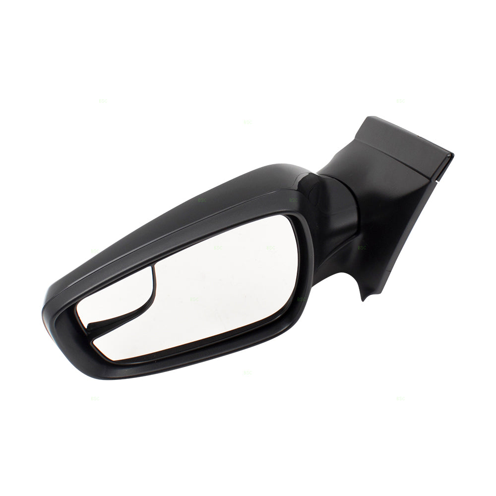 Brock Replacement Drivers Power Side View Mirror Heated w/ Blind Spot Glass Left Compatible with 14-17 Accent 876101R900