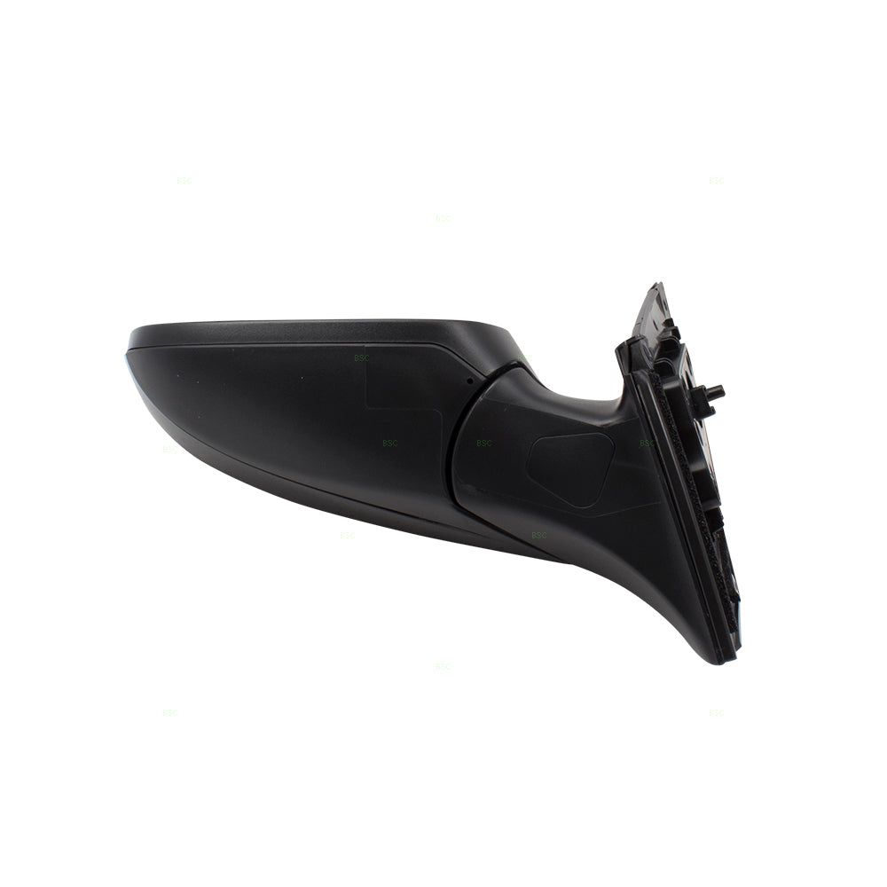 Brock Replacement Drivers Power Side View Mirror Heated w/ Blind Spot Glass Left Compatible with 14-17 Accent 876101R900