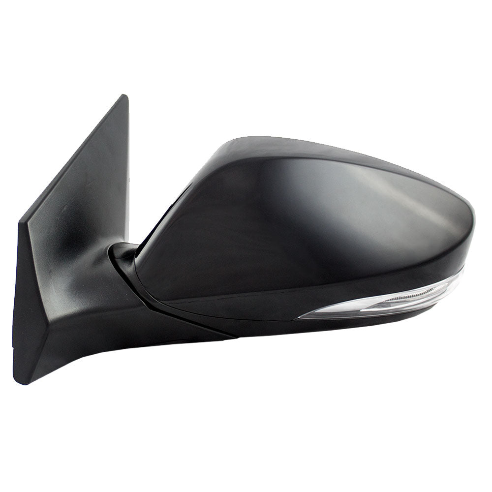 Brock Replacement Drivers Power Side View Mirror Heated Signal Compatible with Elantra 876103Y000