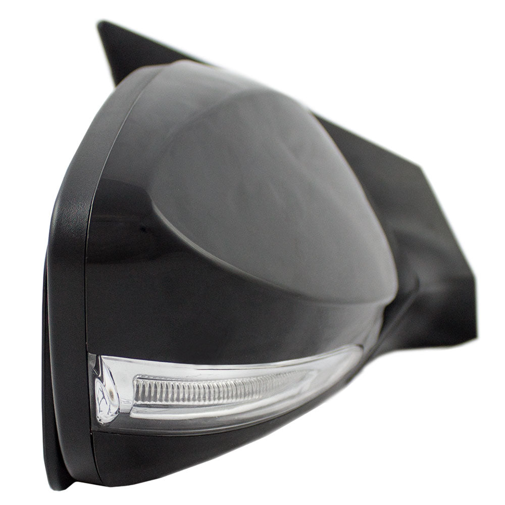 Brock Replacement Passengers Power Side View Mirror Heated Signal Ready-to-Paint Compatible with Elantra 876203Y000