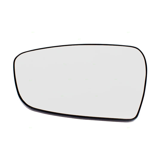 Brock Replacement Drivers Side View Mirror Glass w/ Base Heated compatible with 14-18 Forte Sedan & Forte5 87611A7050