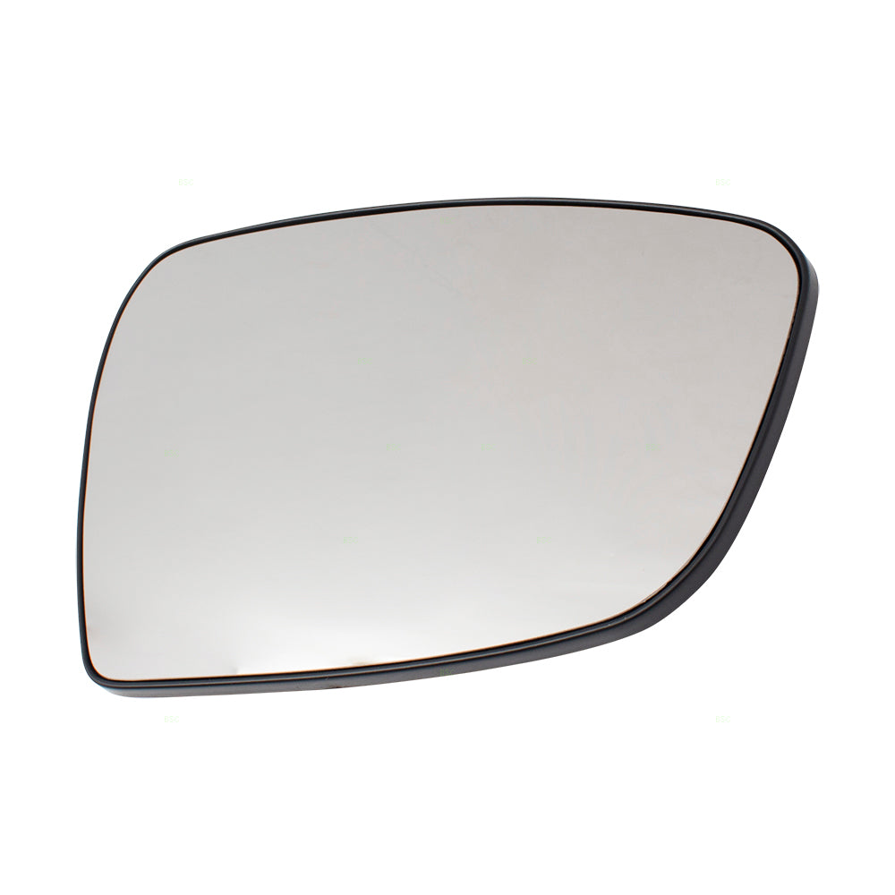 Brock Replacement Passengers Side View Mirror Glass w/ Base Heated compatible with 14-18 Forte Sedan & Forte5 87621A7040