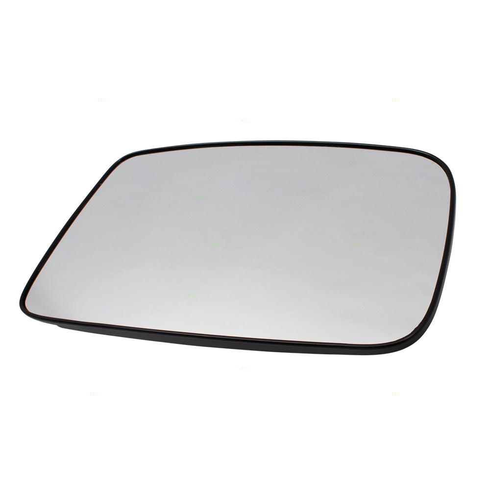 Brock Replacement for Passengers Side View Mirror Glass & Base Compatible with 02-07 Lancer MR574588