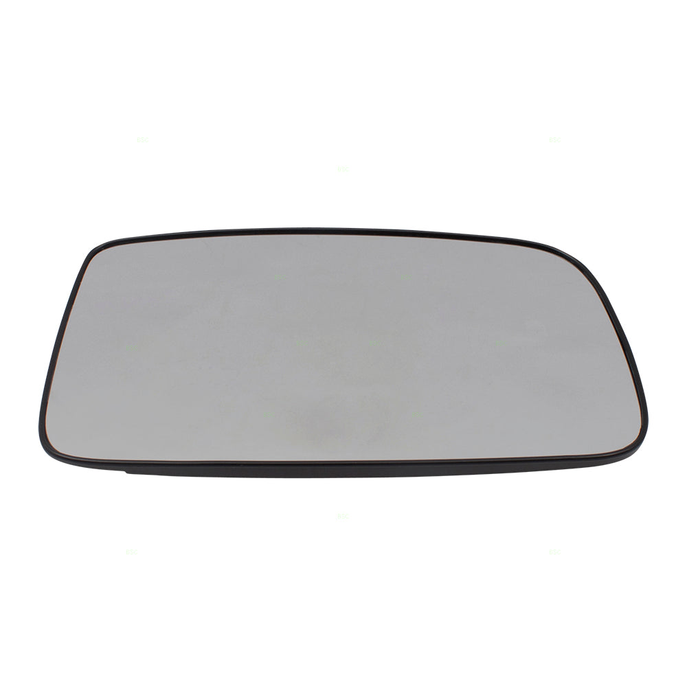 Brock Replacement for Passengers Side View Mirror Glass & Base Compatible with 02-07 Lancer MR574588