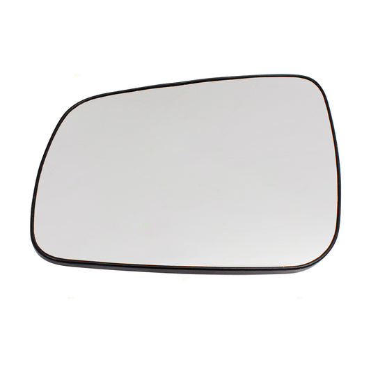 Brock Replacement for Drivers Side View Mirror Glass & Base Compatible with 08-14 Lancer 7632A635