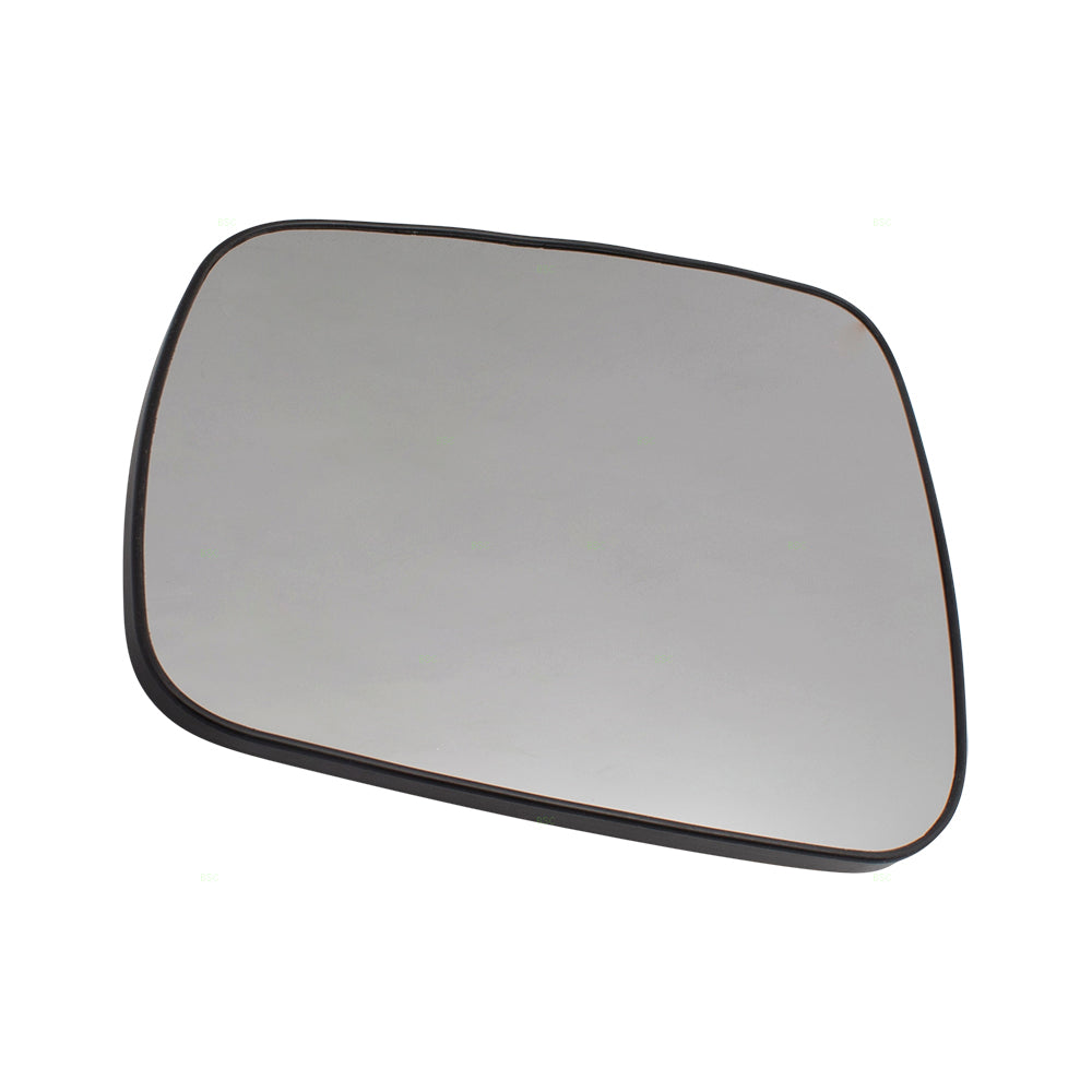 Brock Replacement for Drivers Side View Mirror Glass & Base Compatible with 08-14 Lancer 7632A635