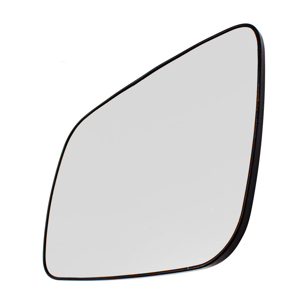 Brock Replacement for Drivers Side View Mirror Glass & Base Compatible with 08-14 Lancer 7632A635