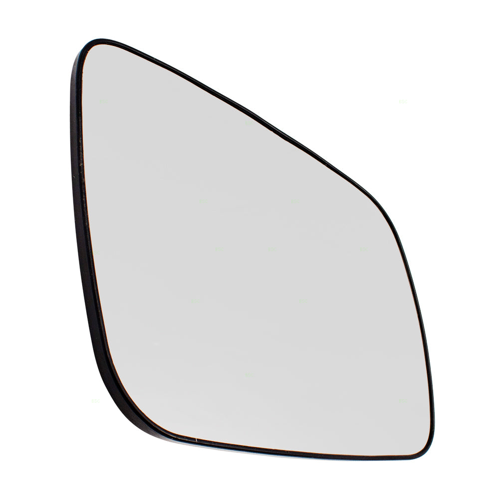 Brock Replacement for Passengers Side View Mirror Glass & Base Compatible with 08-14 Lancer 7632A636