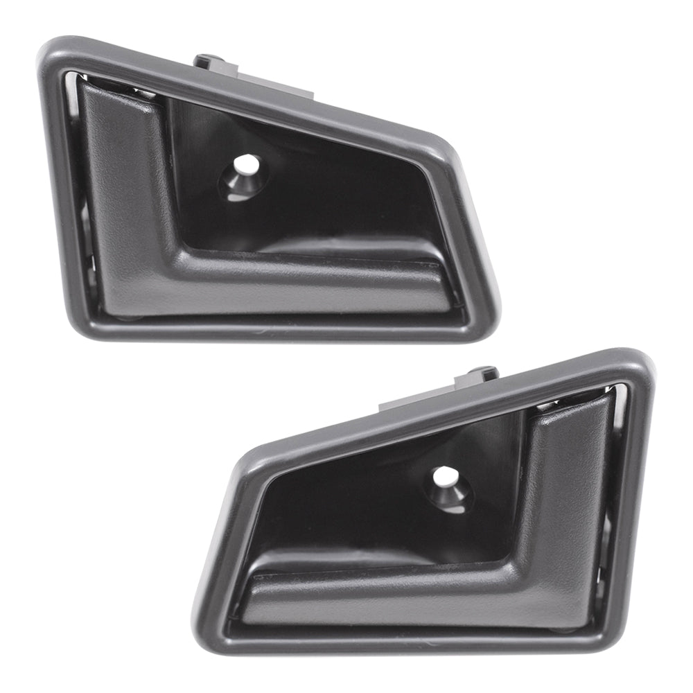 Brock Replacement Pair Set Front Inside Interior Door Handles Compatible with Tracker Sidekick 30000908 96059226