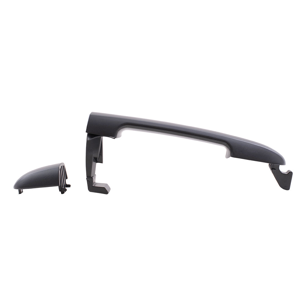 Brock Replacement Pair Set Rear Outside Exterior Door Handles compatible with Sonata 83652-3K010 82651-3K020