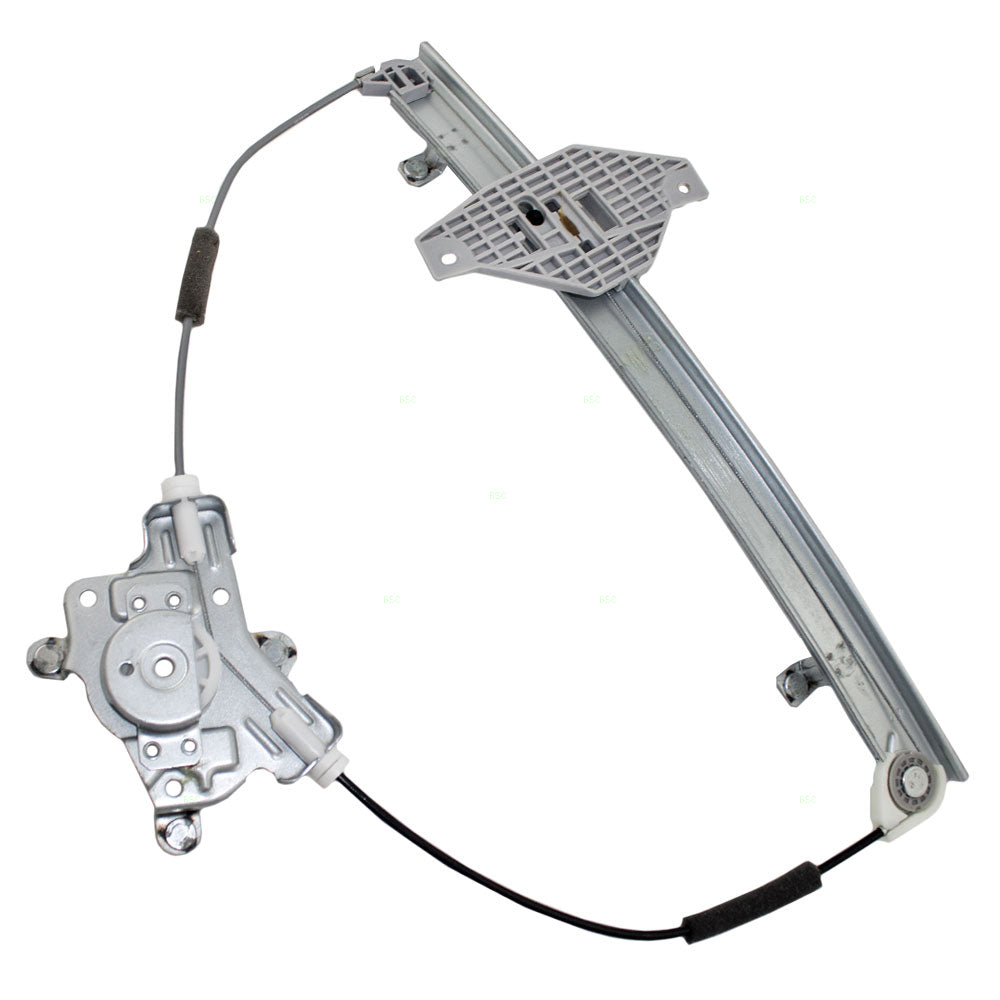 Brock Replacement Passengers Front Power Window Lift Regulator Compatible with 2000-2005 Accent Hatchback 82403-25210