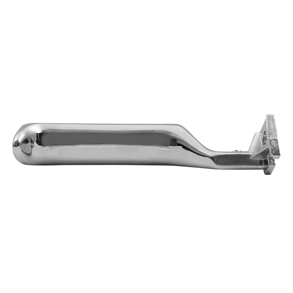 Brock Replacement Drivers Inside Inner Front Chrome Door Handle Compatible with 1980-1986 F150 Pickup Truck EOTZ1022601B