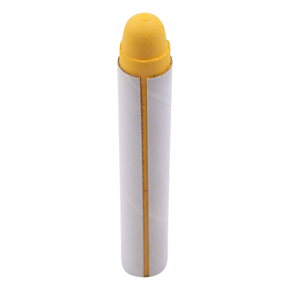 Brock Yellow B Paintstik Marker - Multi-Purpose Permanent Solid Paint Marking Crayon For Oily-Wet-Dry-Cold Surfaces - Weather & UV Resistant – Dozen