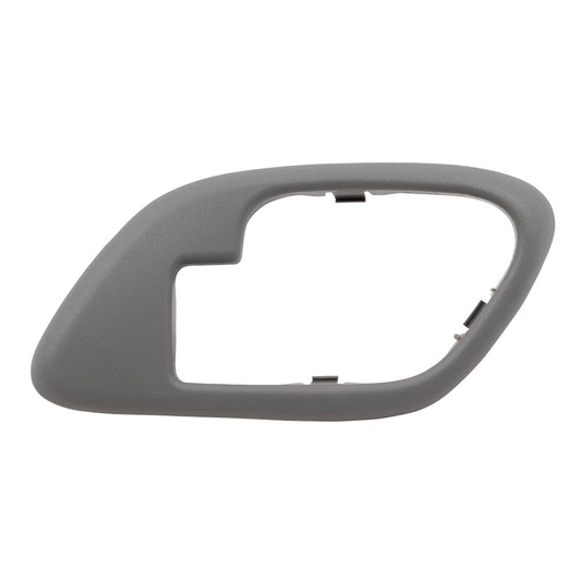 Brock Replacement Passengers Inside Inner Gray Door Handle Trim Bezel Compatible with 1995-2002 C/K Old Body Style Pickup Truck 15708080