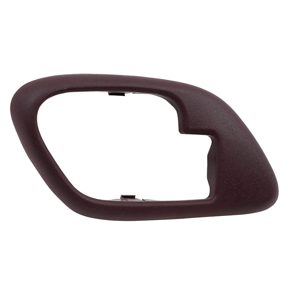 Brock Replacement Drivers Inside Inner Red Door Handle Trim Bezel Compatible with Pickup Escalade Tahoe Suburban Yukon