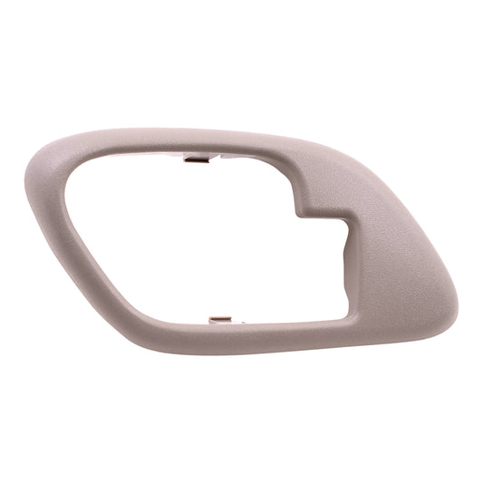 Brock Replacement Drivers Inside Inner Tan Door Handle Trim Bezel Compatible with Pickup Escalade Tahoe Suburban Yukon