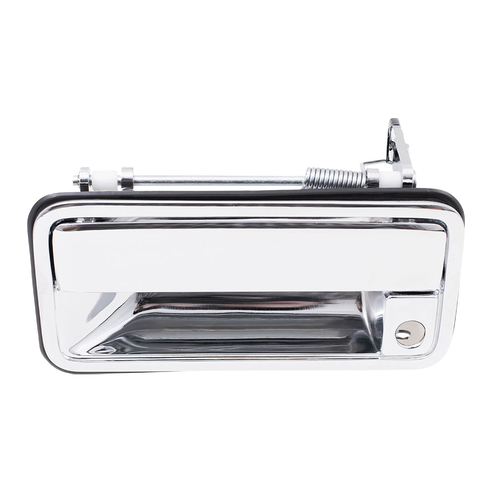 Brock Replacement Drivers Front Outside Outer Chrome Specialty Door Handle compatible with Pickup Truck SUV