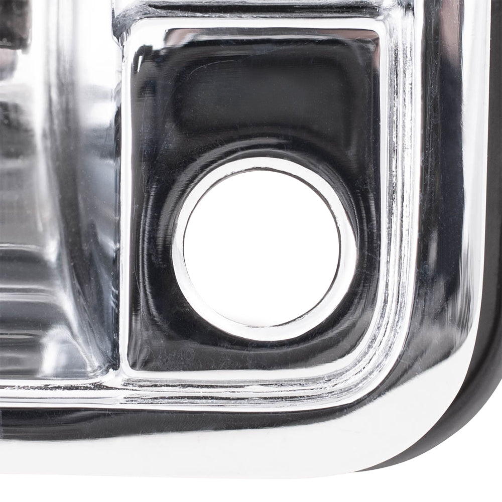 Brock Replacement Drivers Front Outside Outer Chrome Specialty Door Handle compatible with Pickup Truck SUV