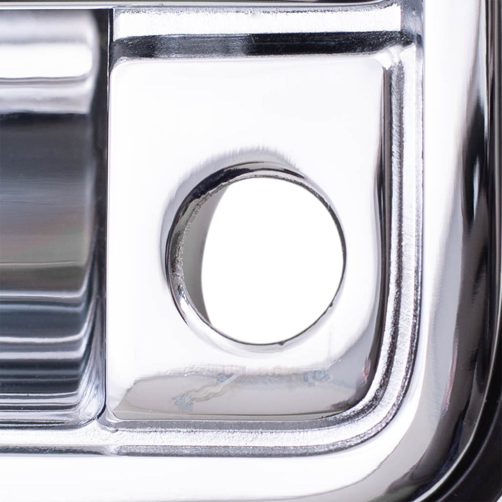 Brock Replacement Drivers Front Outside Outer Chrome Specialty Door Handle compatible with Pickup Truck 15708043