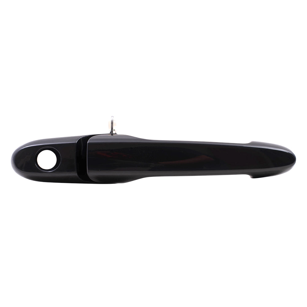 Brock Replacement Passengers Front Outside Door Handle w/ Keyhole compatible with Cobalt G5 Solstice Sky 25963347 15803507