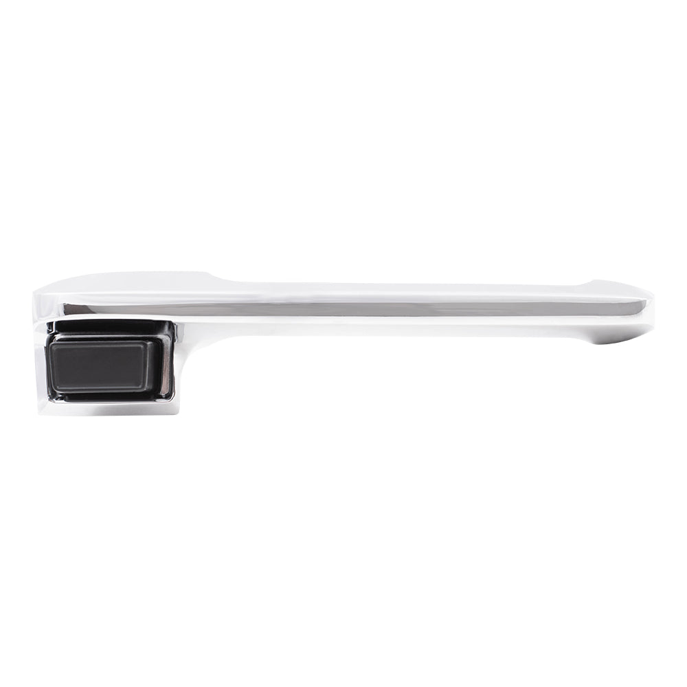 Brock Replacement Passengers Outside Outer Chrome Door Handle compatible with Pickup Truck Bronco E7TZ1522404A