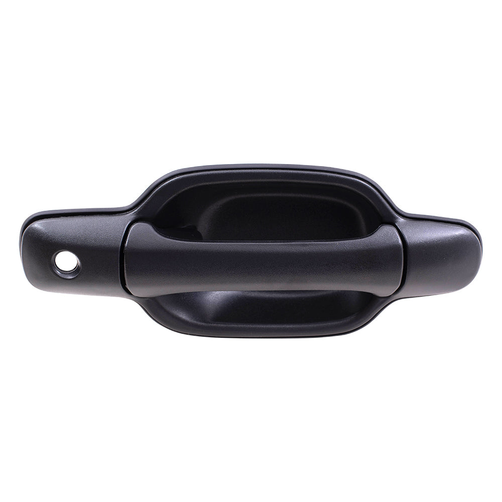 Brock Replacement Passengers Front Outside Outer Door Handle with Keyhole compatible with Pickup Truck 15243675