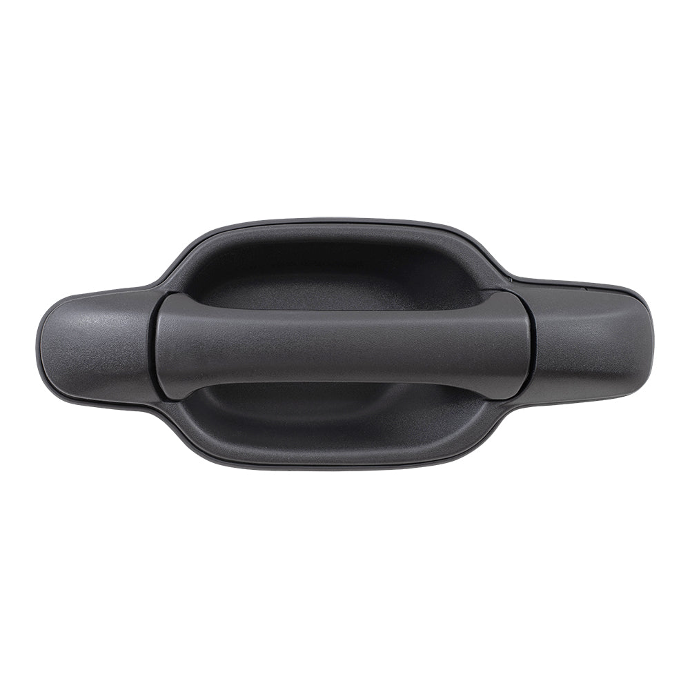 Brock Replacement Drivers Rear Outside Outer Door Handle compatible with Colorado Canyon Pickup Truck 25875523